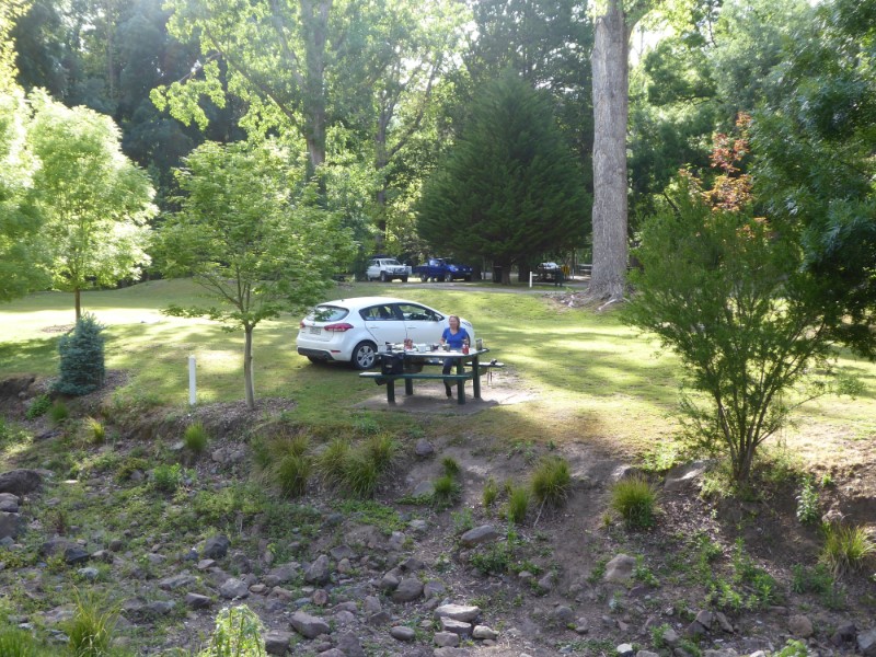 Op de camping in Buchan