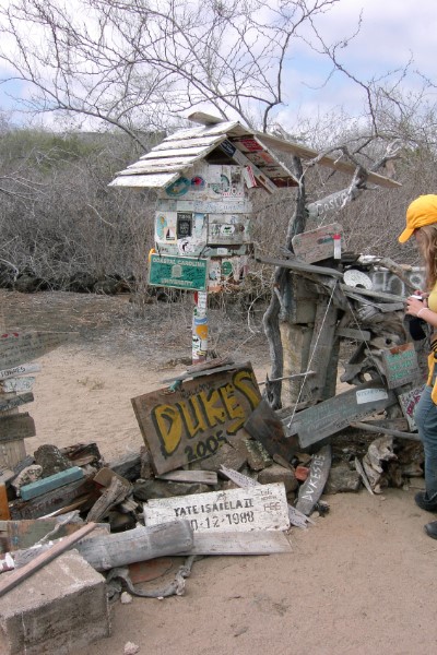 Postkantoor Galapagos Ecuador