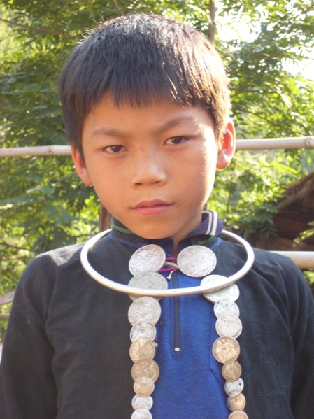 Jongetje van een stam in noord Laos
