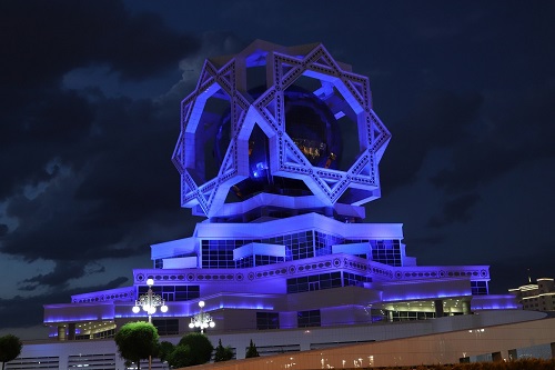 Wedding Palace  blauw Turkmenistan