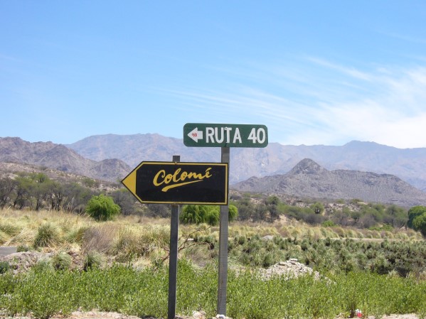 Verkeersbord Ruta 40 Argentinië